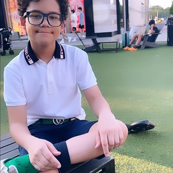 authentic💯❤️gucci❤️casual polo perfected conditions he used 2/3 time only❤️🙏 - Picture 1 of 15